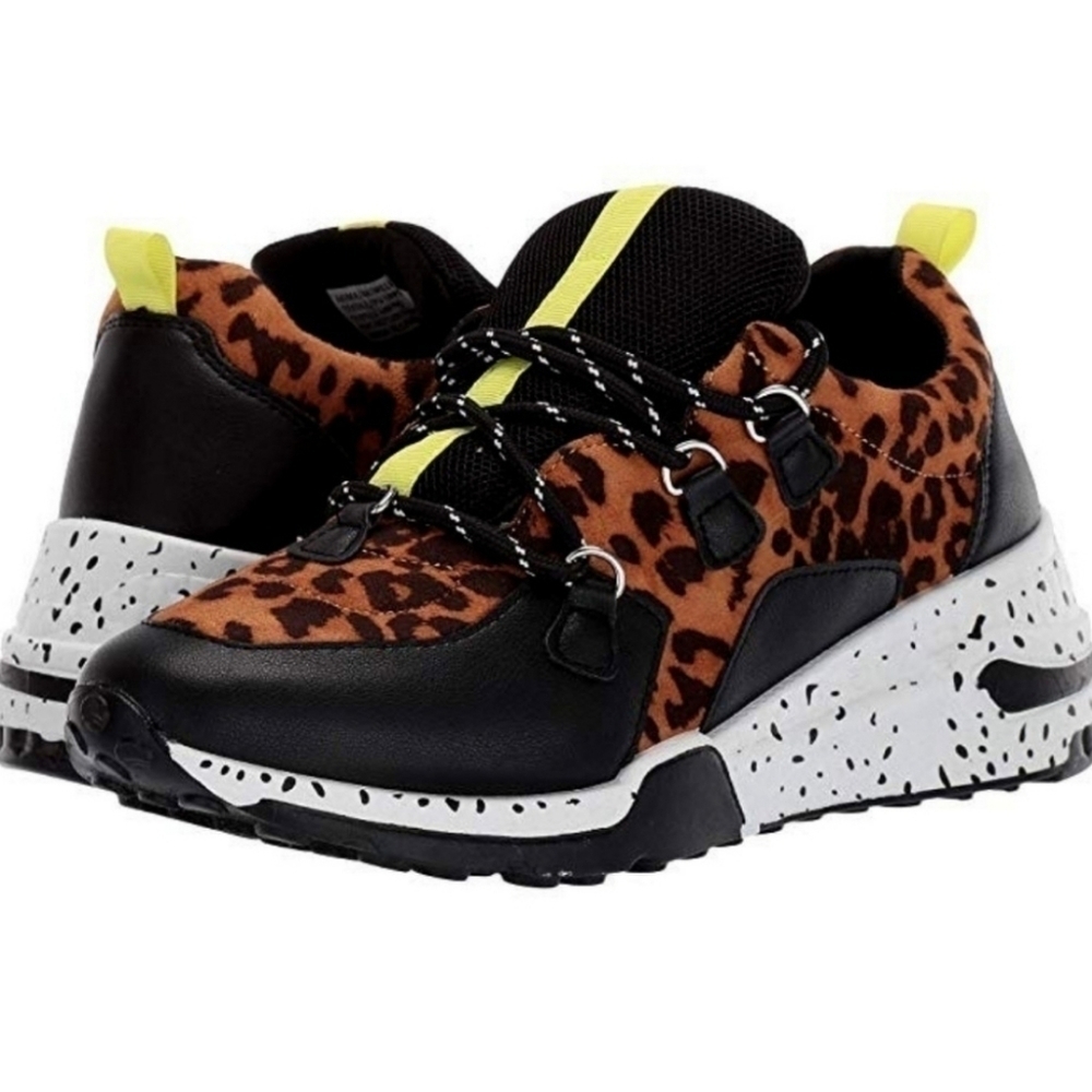 Madden Girl‎ Akima Fashion Sneakers Leopard Print